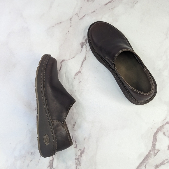 Chaco Slip On Women Size 8.5 Zaagh Gunnison Chocolate Brown Leather Loafers - Picture 12 of 12